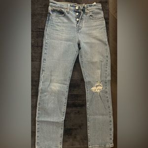 Wedgie Straight Ankle Jeans- LEVI’S